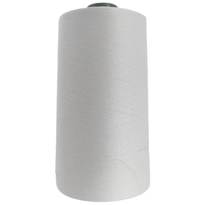 Amann Isa Bobbinfil 180, White, 20,000m Cone, 100% Polyester
