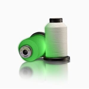 Amann ISA TEXLIGHT Thread Champagne Phosphorescent #1260, 800m Cone Thread