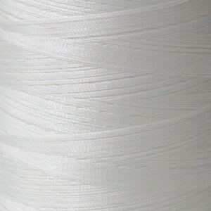 Amann ISACORD 40, #0010 SILKY WHITE, 5000m, Universal Machine Embroidery Thread