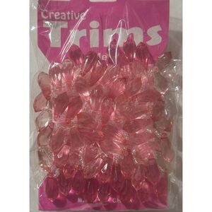Creative Trims PEACH / PINK Single Faced Drop, 1 Metre Pack (Final Stock)