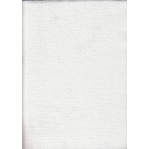 Acrylic Felt Rectangles (Squares), Approximately 30 x 25cm, WHITE 10 Pack