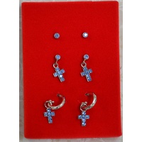 EarRing Set, 3 Pair as Pictured, By Berkander