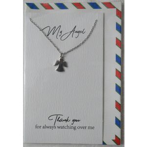 Heartfelt Jewellery, My Angel Thank You, Pewter Charm On Stainless Steel Chain JE15974