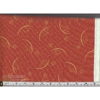 Maywood Studios Japanese Garden Per Metre, 110cm Wide (Red Sprig)