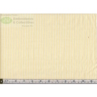 Colour Basics Yellow Stripes,112cm Wide x 73cm REMNANT
