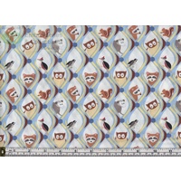 In The Beginning Fabrics 100% Cotton Print Fabric, Frolic, 112cm Wide 135cm REMNANT