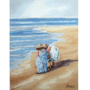 DMC, SAND SHADOWS Counted Cross Stitch Kit, 22 x 29cm, 16ct Aida, JV002