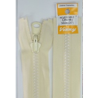 Vizzy Zip Chunky Reversible 50cm (20") Colour #04 CALICO, A Quality Brand Name Zipper.