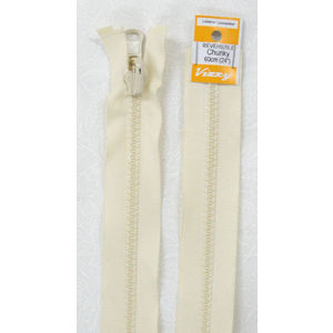 Vizzy Zip Chunky Reversible 60cm (24") Colour #02 CALICO, A Quality Brand Name Zipper