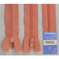 Vizzy Dress Zip, 15cm Colour 24 LOBSTER