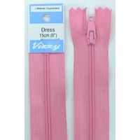 Vizzy Dress Zip, 15cm Colour 27 DUSTY PINK