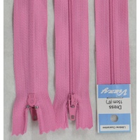 Vizzy Dress Zip, 15cm Colour 28 LOLLY PINK