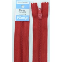 Vizzy Dress Zip, 15cm Colour 32 DARK RED