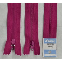 Vizzy Dress Zip, 15cm Colour 35 CRANBERRY