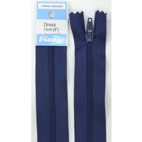 Vizzy Dress Zip, 15cm Colour 58 NAVY