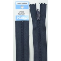 Vizzy Dress Zip, 15cm Colour 59 FRENCH NAVY