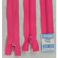 Vizzy Dress Zip, 15cm Colour 94 HOT PINK