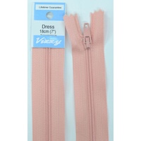 Vizzy Dress Zip, 18cm Colour 22 APRICOT