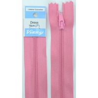 Vizzy Dress Zip, 18cm Colour 27 DUSTY PINK