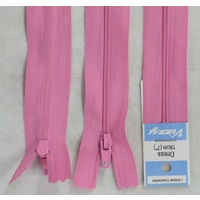 Vizzy Dress Zip, 18cm Colour 28 LOLLY PINK