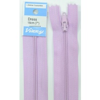 Vizzy Dress Zip, 18cm Colour 39 MAUVE