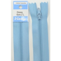 Vizzy Dress Zip, 18cm Colour 52 CORNFLOWER
