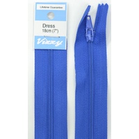 Vizzy Dress Zip, 18cm Colour 55 ROYAL BLUE