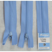Vizzy Dress Zip, 18cm Colour 88 MID BLUE