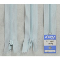 Vizzy Dress Zip, 18cm Colour 93 PALE BLUE
