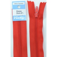 Vizzy Dress Zip, 20cm Colour 31 RED