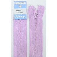 Vizzy Dress Zip, 20cm Colour 39 MAUVE