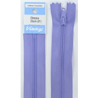 Vizzy Dress Zip, 20cm Colour 40 IRIS