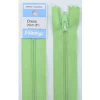 Vizzy Dress Zip, 20cm Colour 41 NIL GREEN