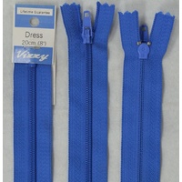 Vizzy Dress Zip, 20cm Colour 54 SAXE BLUE