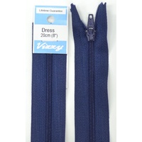 Vizzy Dress Zip, 20cm Colour 58 NAVY
