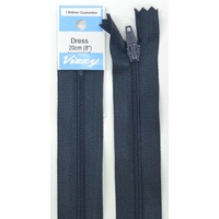 Vizzy Dress Zip, 20cm Colour 59 FRENCH NAVY