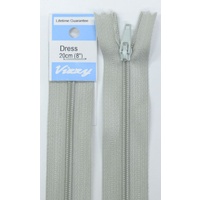 Vizzy Dress Zip, 20cm Colour 60 SILVER GREY