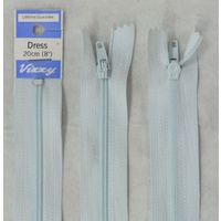 Vizzy Dress Zip, 20cm Colour 93 PALE BLUE