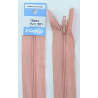 Vizzy Dress Zip, 25cm Colour 22 APRICOT