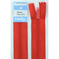 Vizzy Dress Zip, 25cm Colour 31 RED