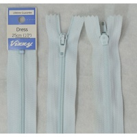 Vizzy Dress Zip, 25cm Colour 93 PALE BLUE
