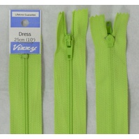 Vizzy Dress Zip, 25cm Colour 98 WILLOW