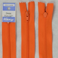 Vizzy Dress Zip, 25cm Colour 99 NECTAR