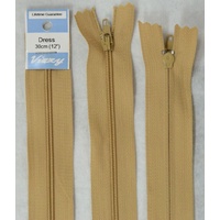 Vizzy Dress Zip, 30cm Colour 08 FAWN
