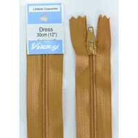 Vizzy Dress Zip, 30cm Colour 09 SUEDE, A Quality Brand Name Zipper