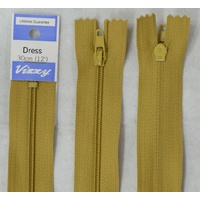Vizzy Dress Zip, 30cm Colour 18 MUSTARD