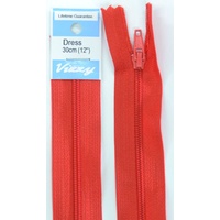 Vizzy Dress Zip, 30cm Colour 31 RED