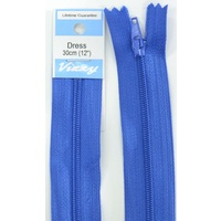 Vizzy Dress Zip, 30cm Colour 55 ROYAL BLUE