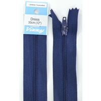Vizzy Dress Zip, 30cm Colour 58 NAVY