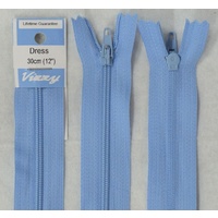 Vizzy Dress Zip, 30cm Colour 88 MID BLUE